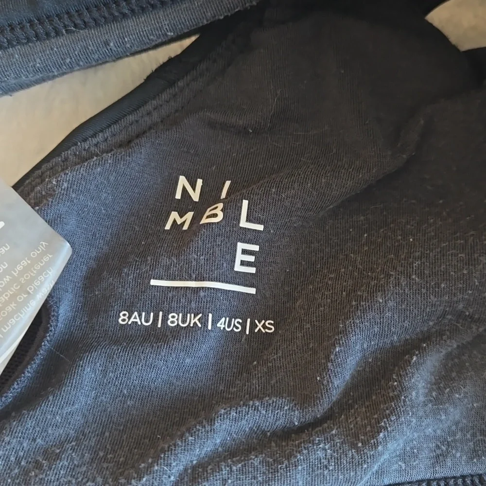 Nimble Black Sports Bra Size XS - Picture 5 of 6